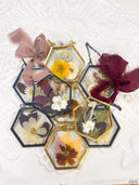 Add-On Pressed Glass Flower Ornament  image 1