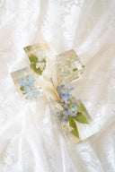 Floral Resin Cross