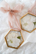 Pressed Glass Flower Ornament
